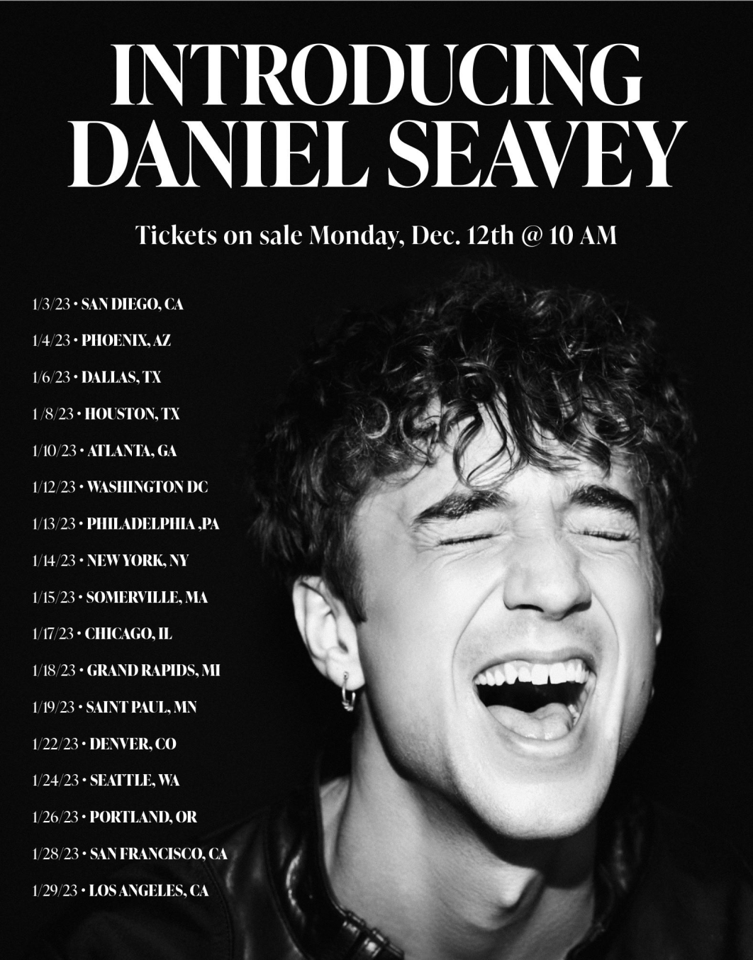 DANIEL SEAVEY ANNOUNCES FIRST SOLO TOUR + RELEASES NEW SINGLE,
