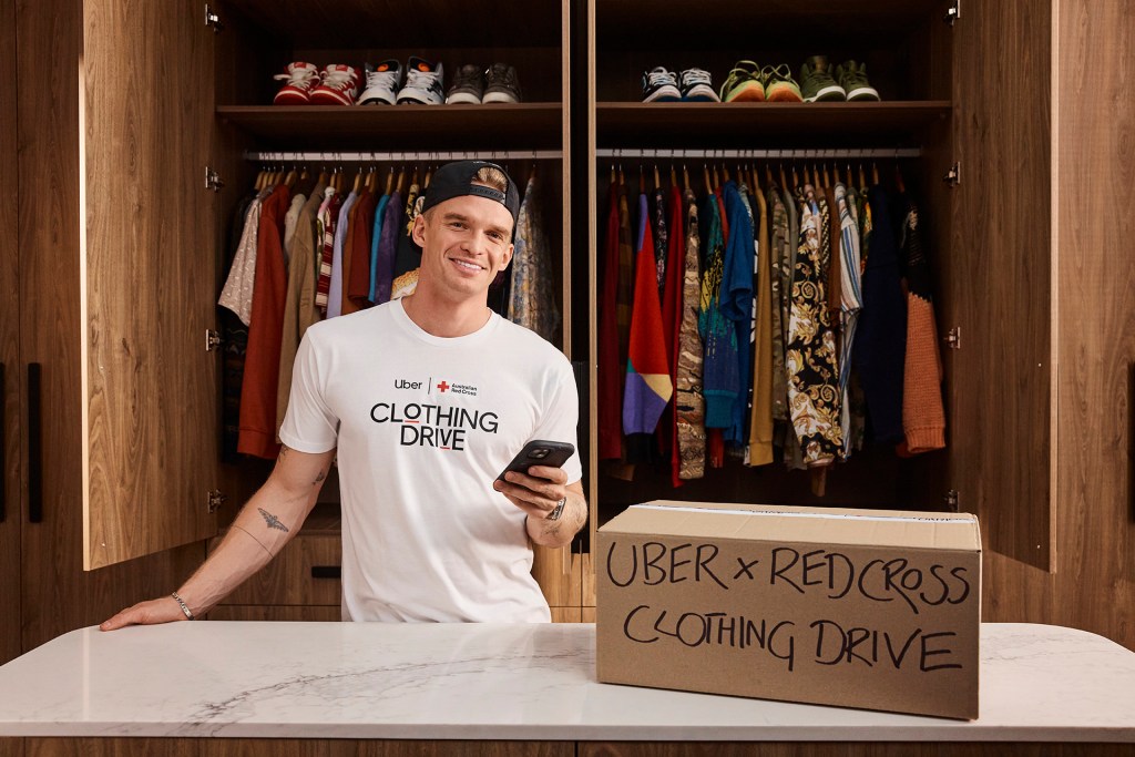 CODY SIMPSON PARTNERS WITH UBER AUSTRALIA AND RED&nbsp;CROSS