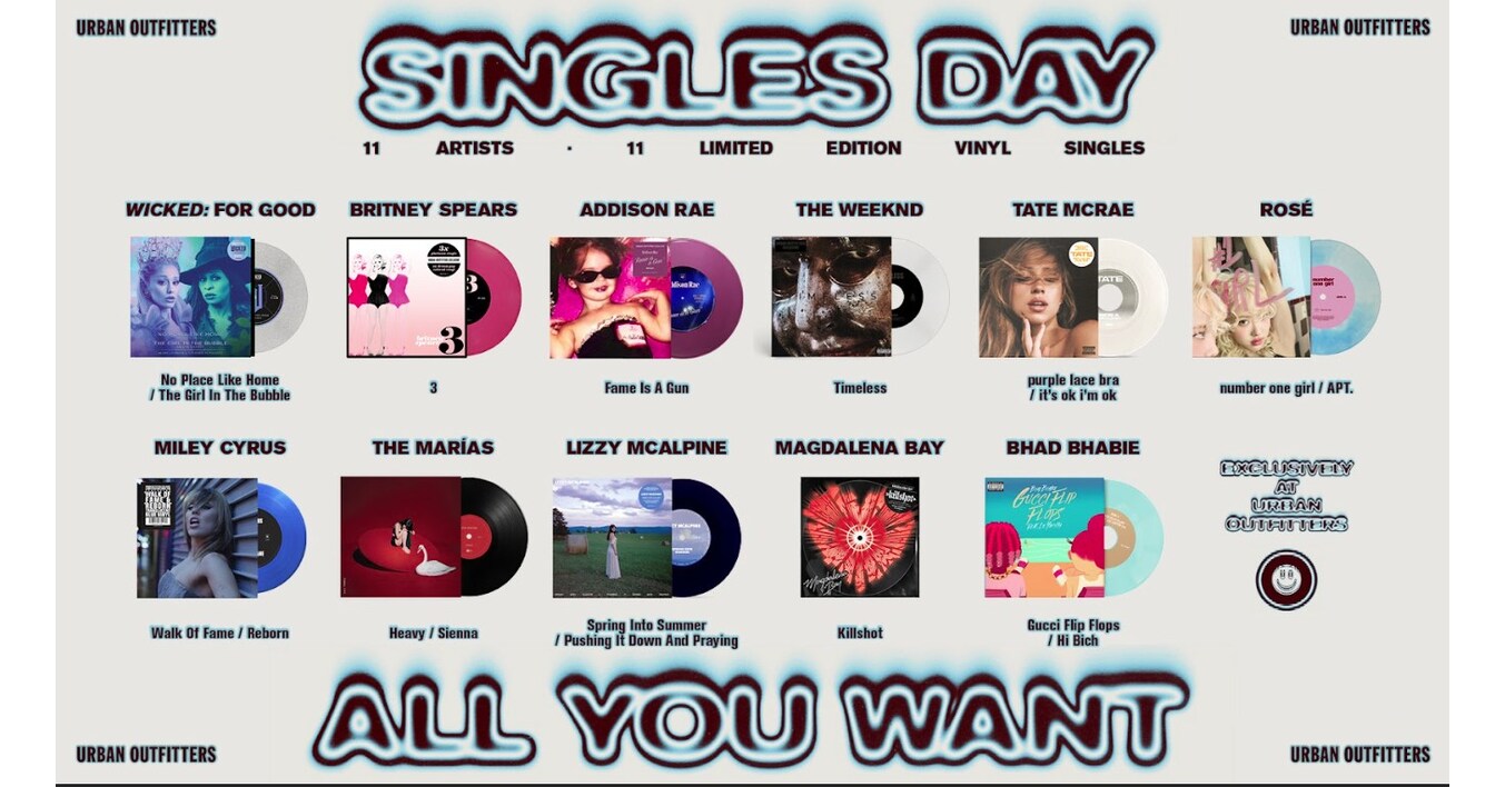 ブリトニー・スピアーズ 3 vinyl 7' inch Britney Spears - 3 UO Exclusive 7-inch Single | Urban Outfitters