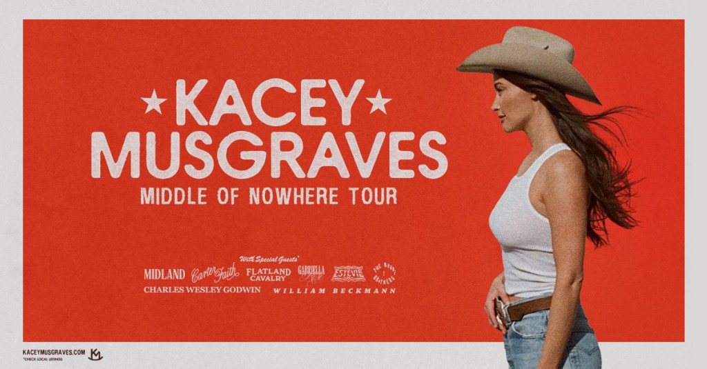 KACEY MUSGRAVES ANNOUNCES “MIDDLE OF NOWHERE TOUR” 